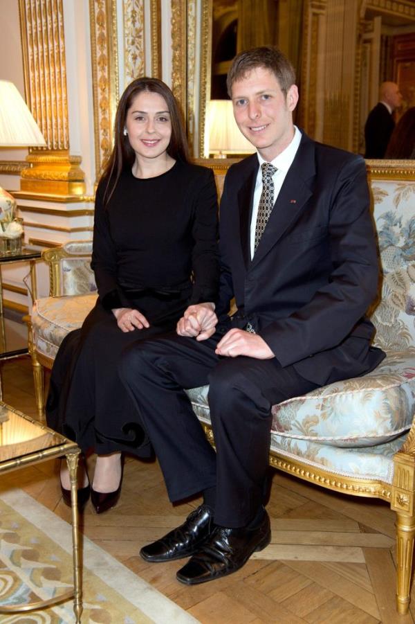 Prince Leka of Albania and Princess Elia Zaharia.